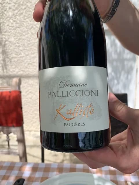 Bouteille de Kallisté — DOMAINE BALLICIONI, vin rouge