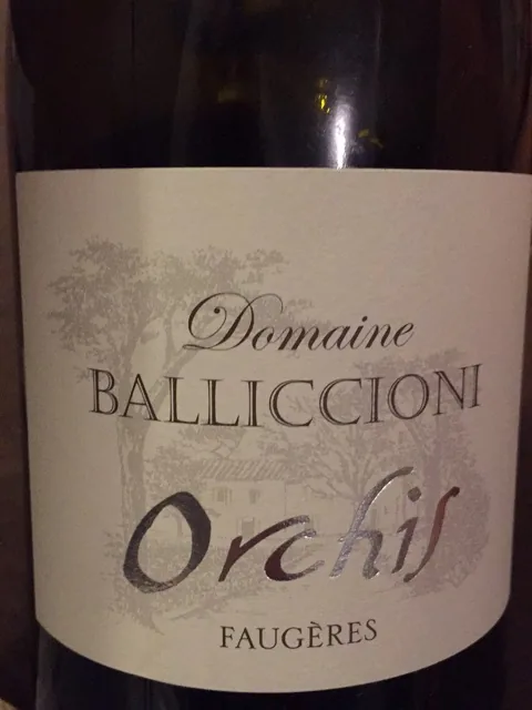 Bouteille de Orchis — DOMAINE BALLICIONI, vin rouge