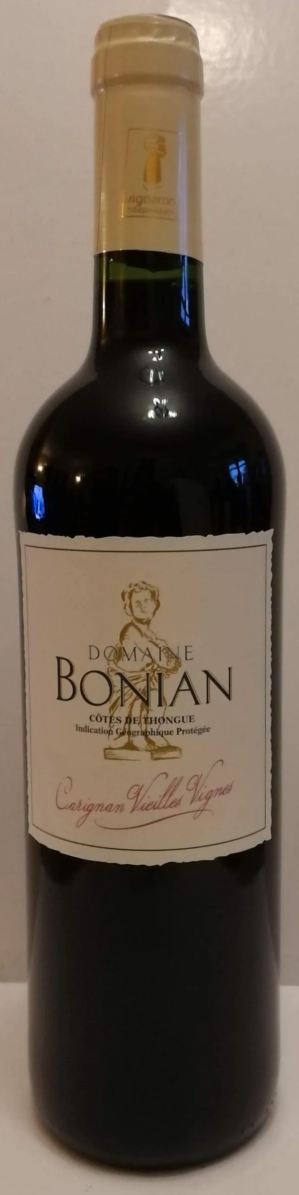Bouteille de Carignan Vieilles Vignes — DOMAINE BONIAN, vin rouge