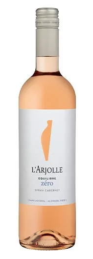Bouteille de Équilibre Zéro Rosé — DOMAINE DE L'ARJOLLE, vin rosé désalcoolisé