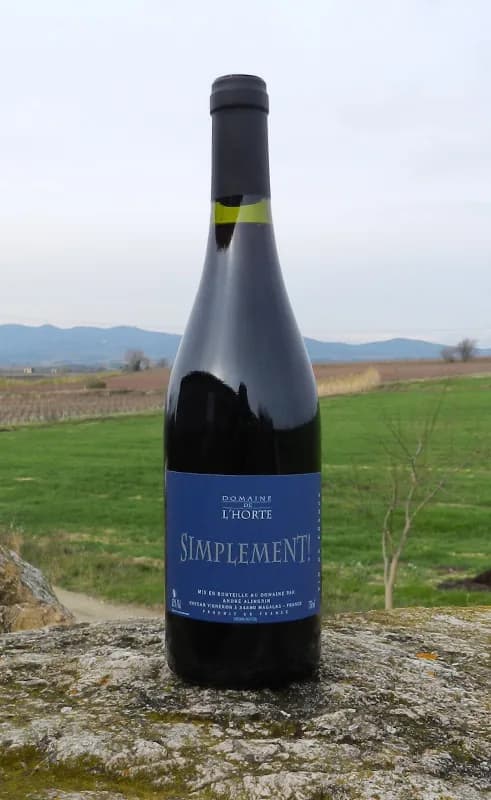 Bouteille de Simplement — DOMAINE DE L'HORTE, vin rouge