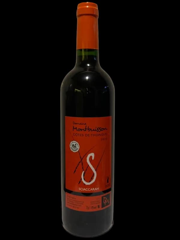 Bouteille de Sciaccarah — DOMAINE DE MONTBUISSON, vin rouge
