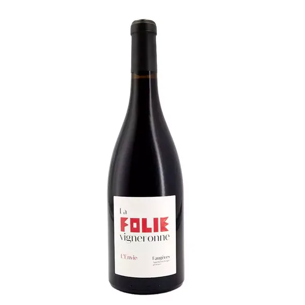 Bouteille de L'Envie Rouge — DOMAINE LA FOLIE VIGNERONNE, vin rouge