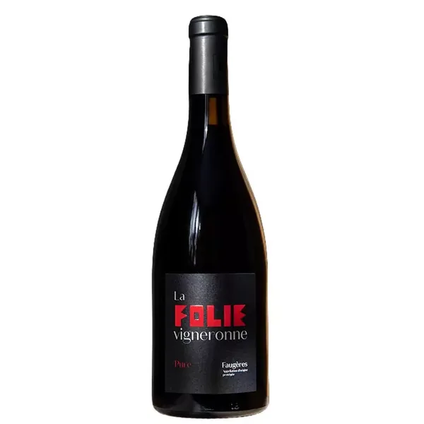 Bouteille de Pure Rouge — DOMAINE LA FOLIE VIGNERONNE, vin rouge