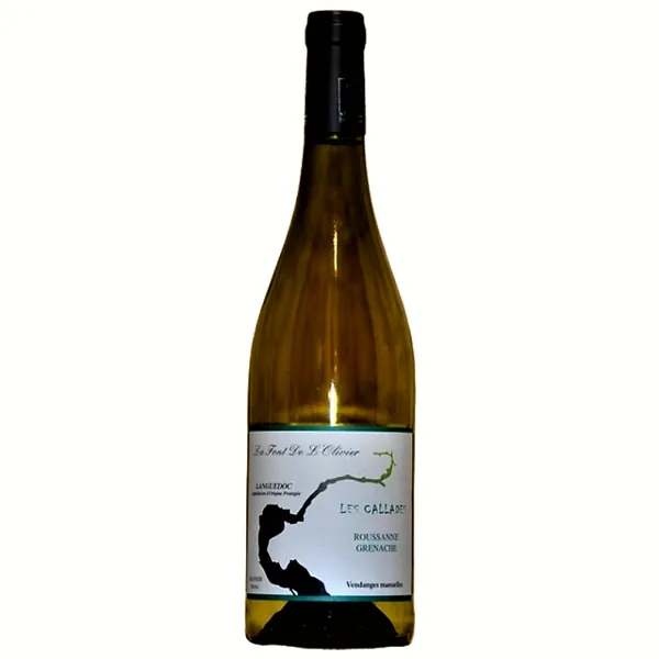 Bouteille de Les Callades — DOMAINE LA FONT DE L'OLIVIER, vin blanc