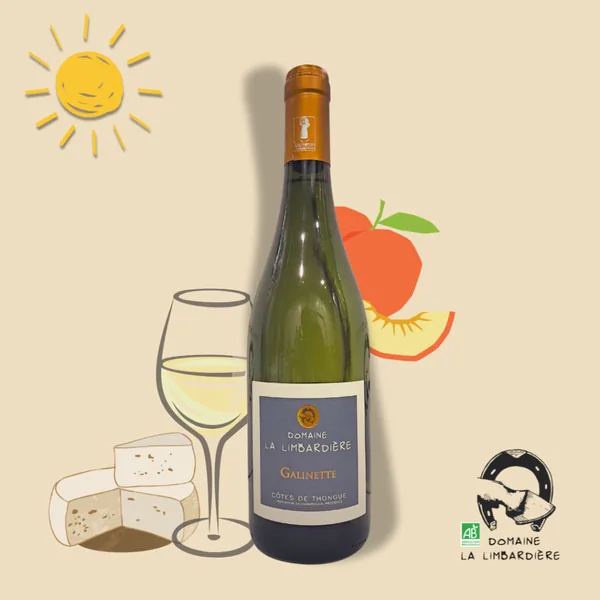 Bouteille de Galinette — DOMAINE LA LIMBARDIERE, vin blanc