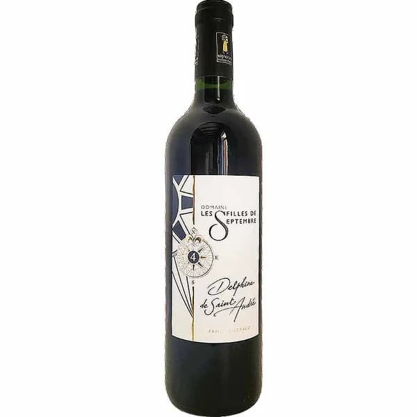 Bouteille de Delphine de Saint-André — DOMAINE LES FILLES DE SEPTEMBRE, vin rouge