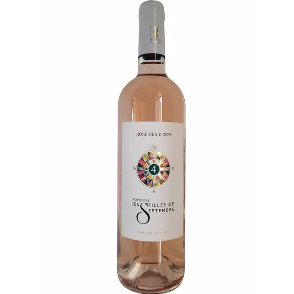 Bouteille de La Rose des Vents — DOMAINE LES FILLES DE SEPTEMBRE, vin rouge/blanc/rosé