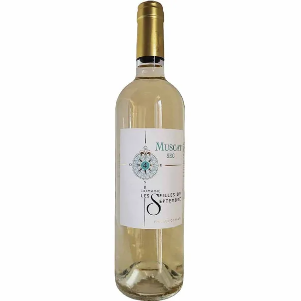 Bouteille de Muscat Sec — DOMAINE LES FILLES DE SEPTEMBRE, vin blanc