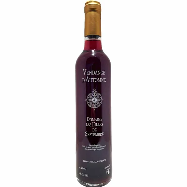 Bouteille de Vendanges d'Automne — DOMAINE LES FILLES DE SEPTEMBRE, vin rouge