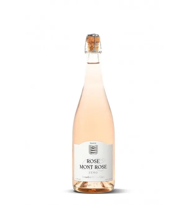Bouteille de Rosé Zéro Alcool Pétillant — DOMAINE MONTROSE, vin rosé sans alcool