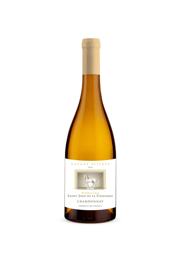 Bouteille de Grande Réserve Chardonnay — DOMAINE SAINT JEAN DE LA CAVALERIE, vin blanc