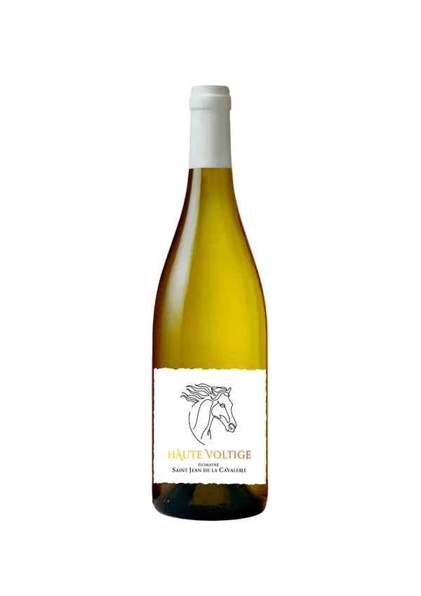 Bouteille de Haute Voltige — DOMAINE SAINT JEAN DE LA CAVALERIE, vin blanc