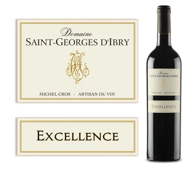 Bouteille de Excellence Rouge — DOMAINE ST GEORGES D'IBRY, vin rouge