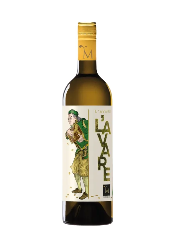 Bouteille de L'Avare Blanc — LES CAVES MOLIERE, vin blanc