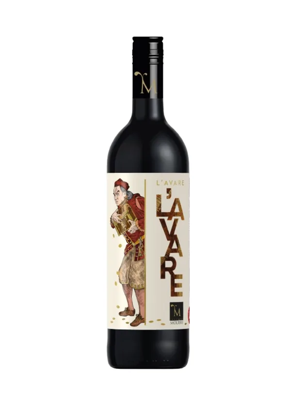 Bouteille de L'Avare Rouge — LES CAVES MOLIERE, vin rouge