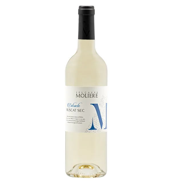 Bouteille de Muscat Sec — LES CAVES MOLIERE, vin blanc