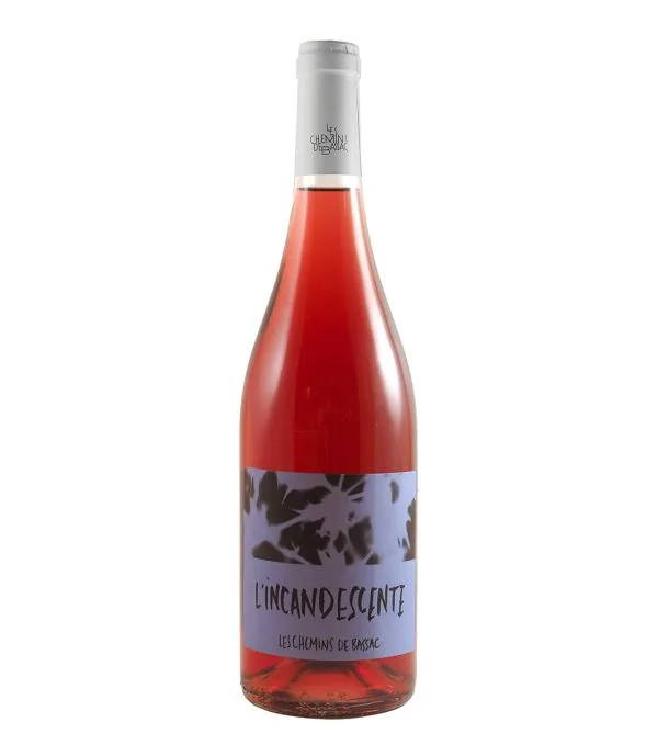 Bouteille de L'Incandescente — LES CHEMINS DE BASSAC, vin rosé