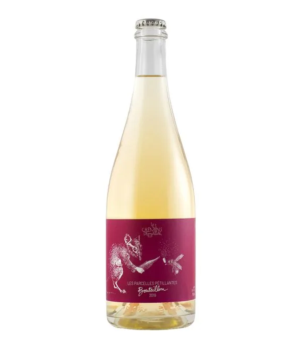 Bouteille de Les Parcelles Pétillantes Bouteillou — LES CHEMINS DE BASSAC, vin pétillant