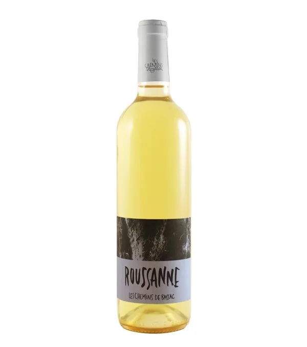 Bouteille de Roussanne — LES CHEMINS DE BASSAC, vin blanc