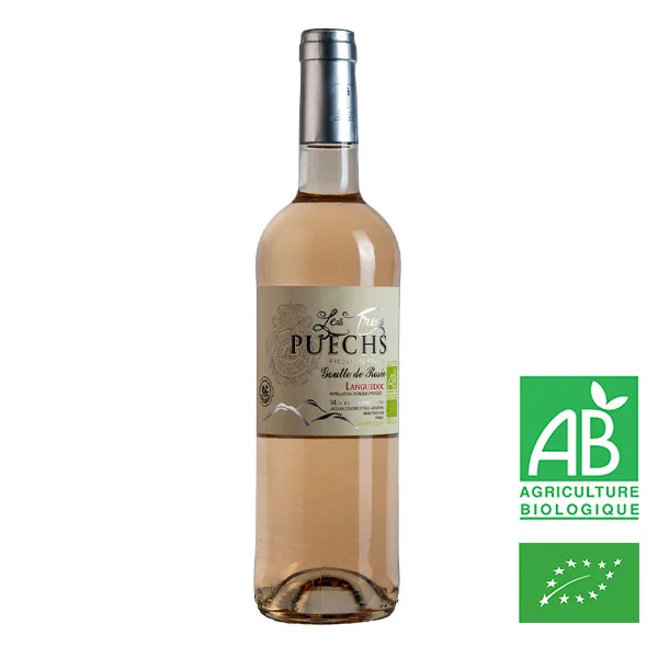 Bouteille de Goutte de rosée — LES TROIS PUECHS, vin rosé