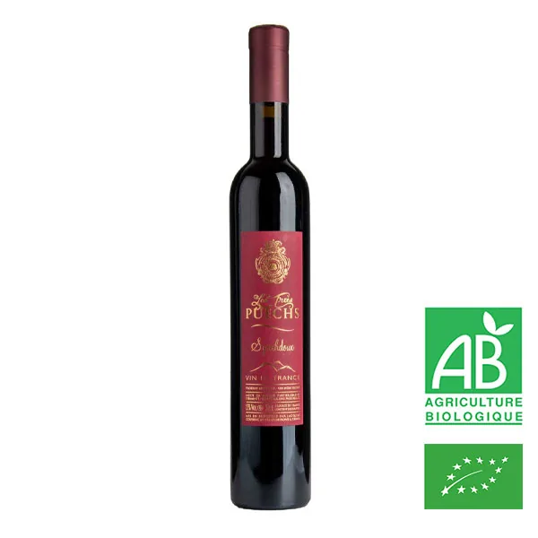 Bouteille de Syrahdoux — LES TROIS PUECHS, vin doux
