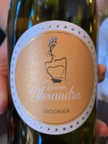 Bouteille de Les Larmes d'Alexandra - Viognier — LES VIGNERONS DE MONTBLANC, vin blanc