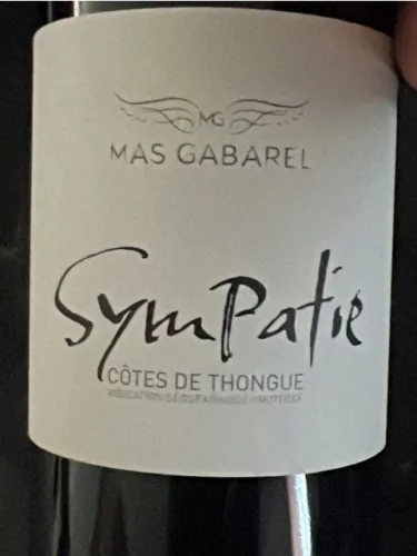 Bouteille de Sympatie Rouge — MAS GABAREL, vin rouge