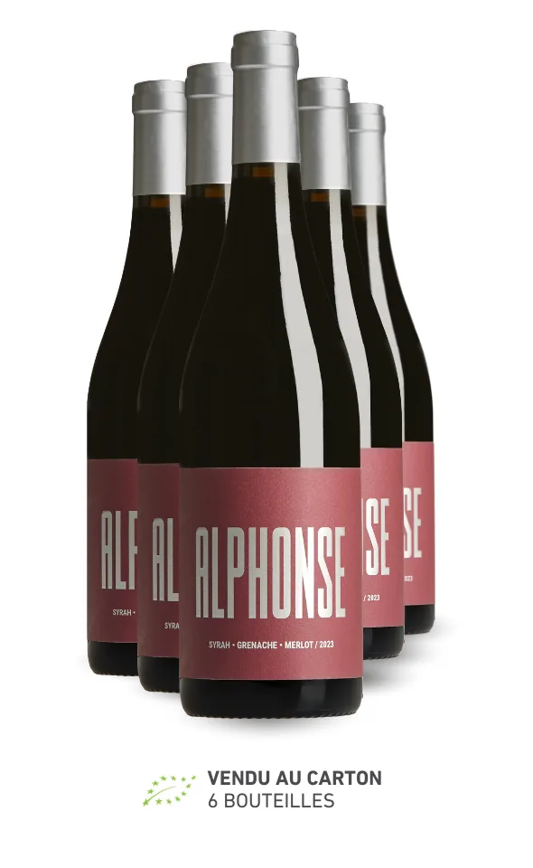 Bouteille de Alphonse rouge — MOULIN DE LENE, vin rouge