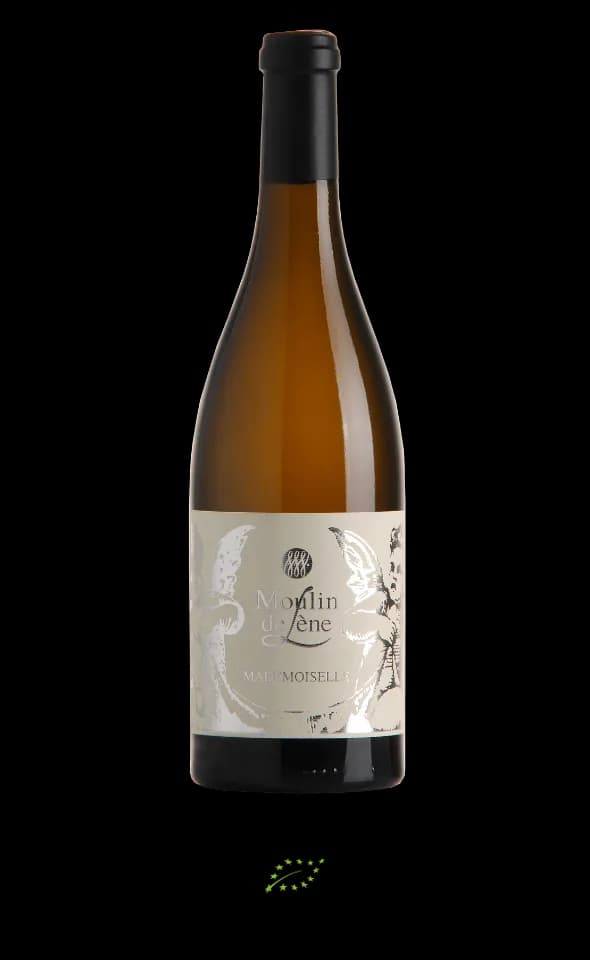 Bouteille de Mademoiselle — MOULIN DE LENE, vin blanc