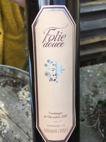 Bouteille de Folie Douce — DOMAINE DE LA CONDAMINE, vin blanc moelleux