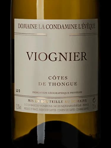 Bouteille de Viognier — DOMAINE DE LA CONDAMINE, vin blanc