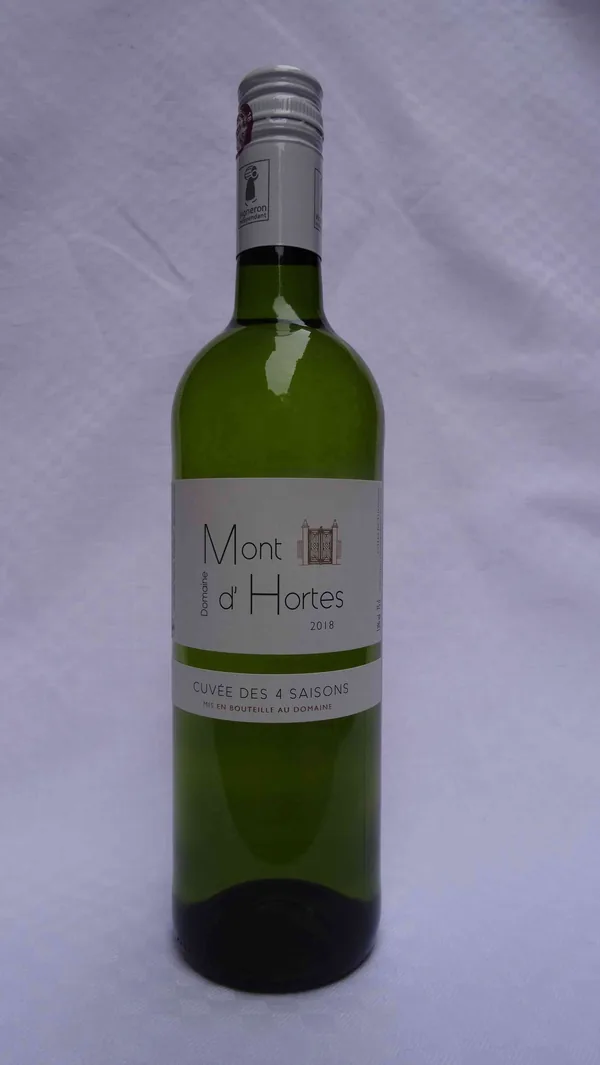Bouteille de Cuvée des 4 Saisons Blanc — DOMAINE DE MONT D'HORTES, vin blanc