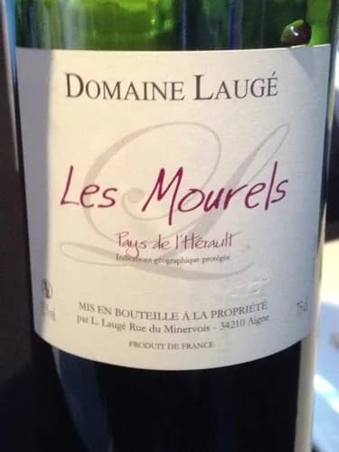 Bouteille de Les Mourels — DOMAINE LAUGE, vin rouge
