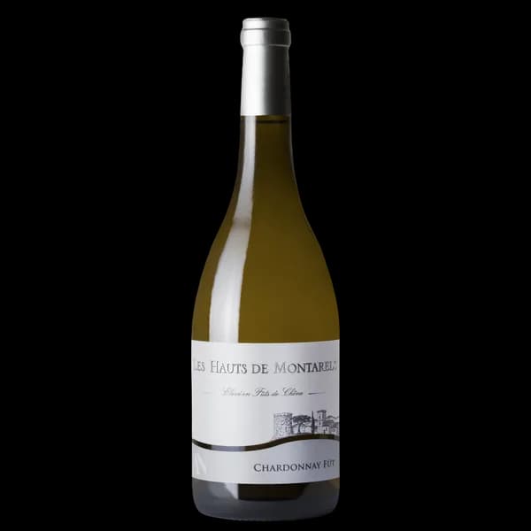 Bouteille de Les Hauts de Montarels Chardonnay fût — LES VIGNERONS D'ALIGNAN DU VENT NEFFIES, vin blanc