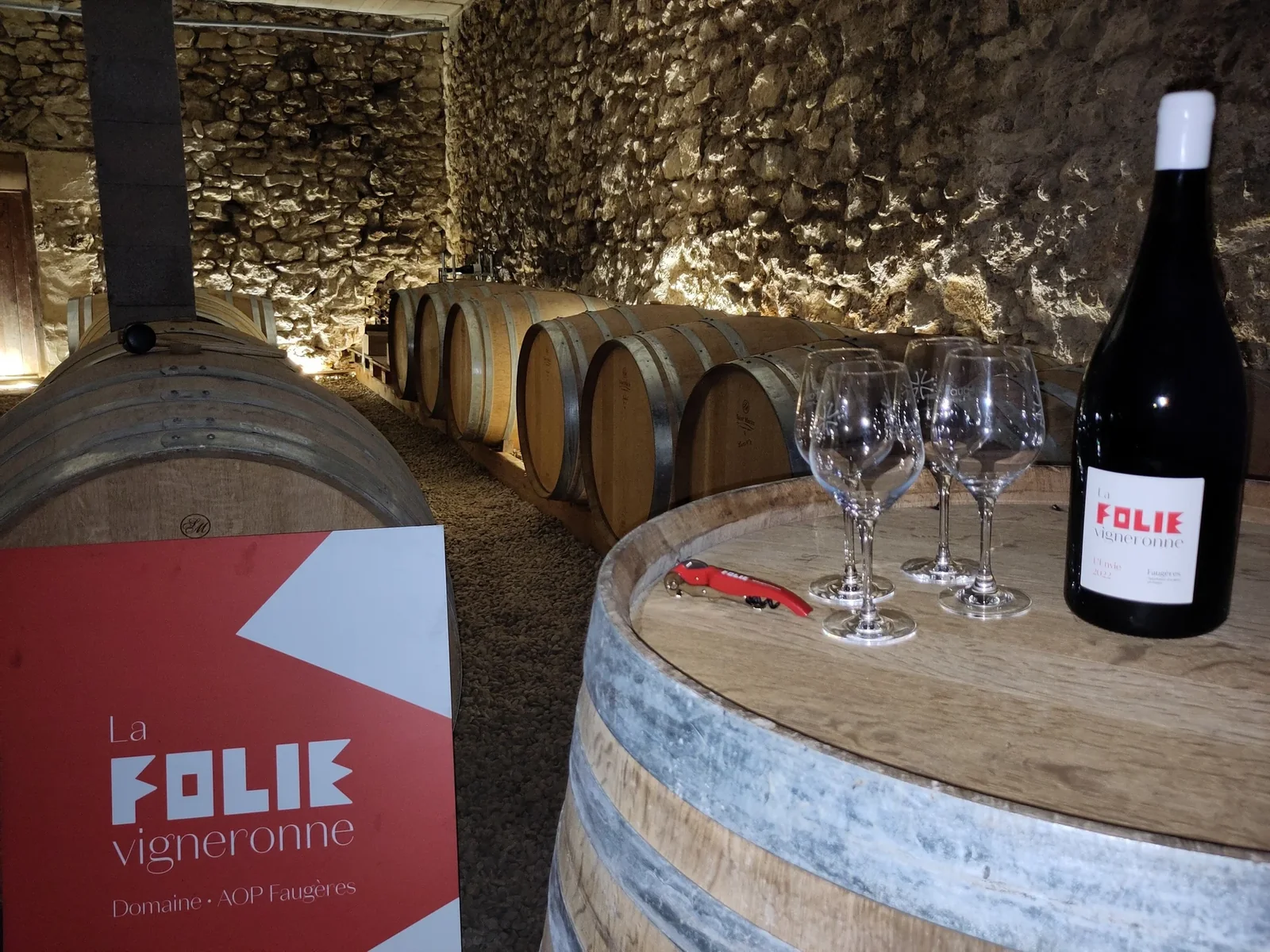 Domaine la Folie Vigneronne — cave